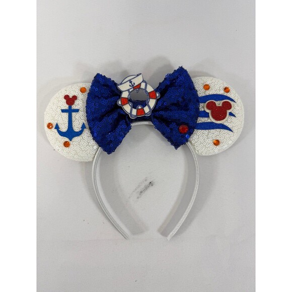Minnie Mouse Ears for Cruising Nautical NEW Without Tag - Picture 1 of 4